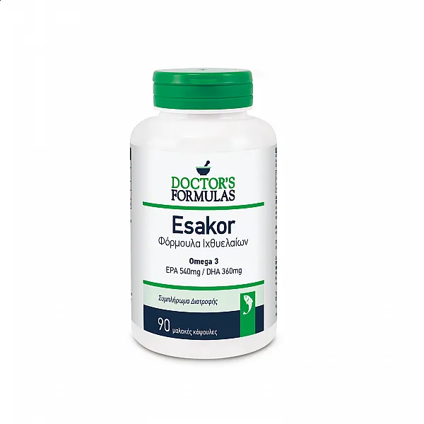Doctor's Formulas Esakor - Φόρμουλα Ιχθυελαίων 90 κάψουλες
